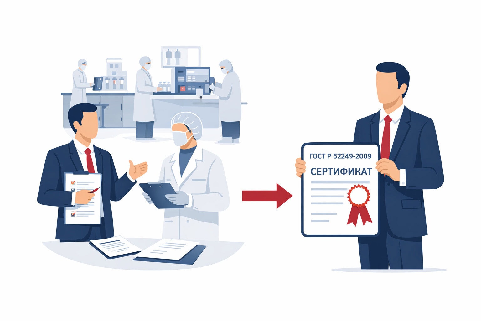 Процедура сертификации ГОСТ Р 52249-2009 в Гатчине