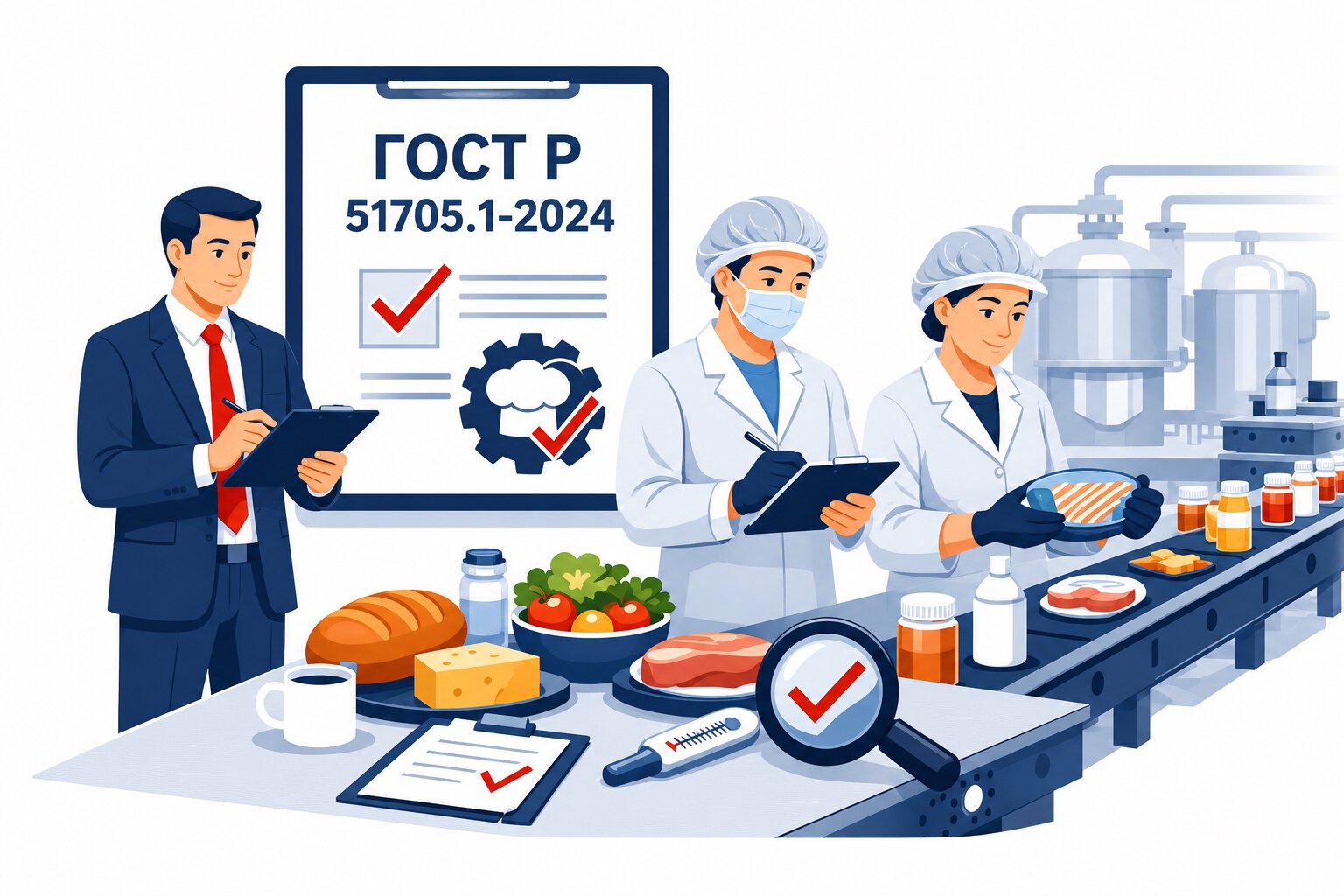 Оформление ГОСТ Р 51705.1 2024 ХАССП в Гатчине