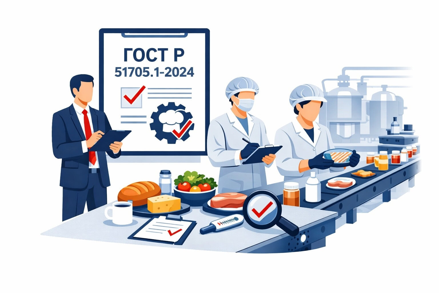 Оформление ГОСТ Р 51705.1 2024 ХАССП в Гатчине